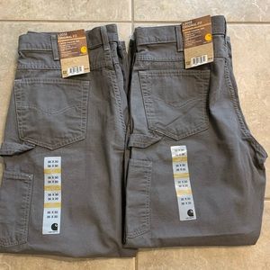 Mens Carhartt Canvas Carpenter Jeans - 38x30